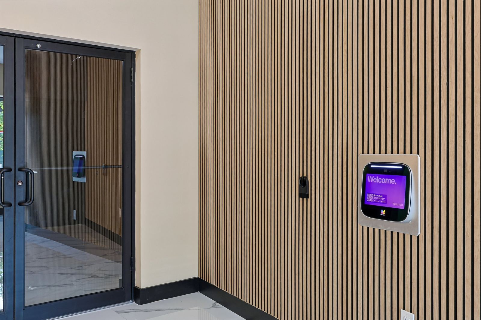 Meridia Pompton Lakes secure building entry with keypad access
