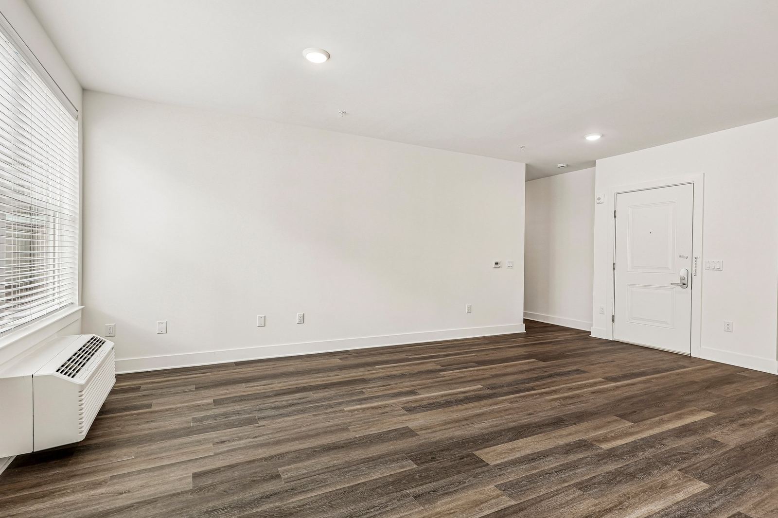Meridia Pompton Lakes apartment living room with large windows